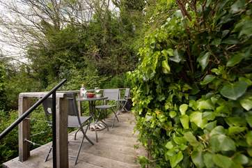 This peaceful spot is perfect for a quiet drink.