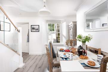 Gather everyone around the dining-table at breakfast time to chat about the adventures planned for the day.