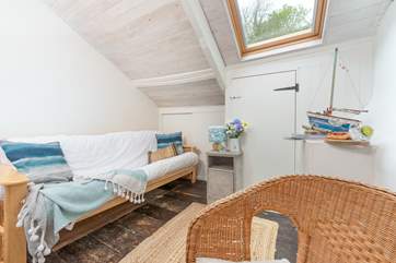 The bed also converts into a sofa and makes a cosy snug if required.