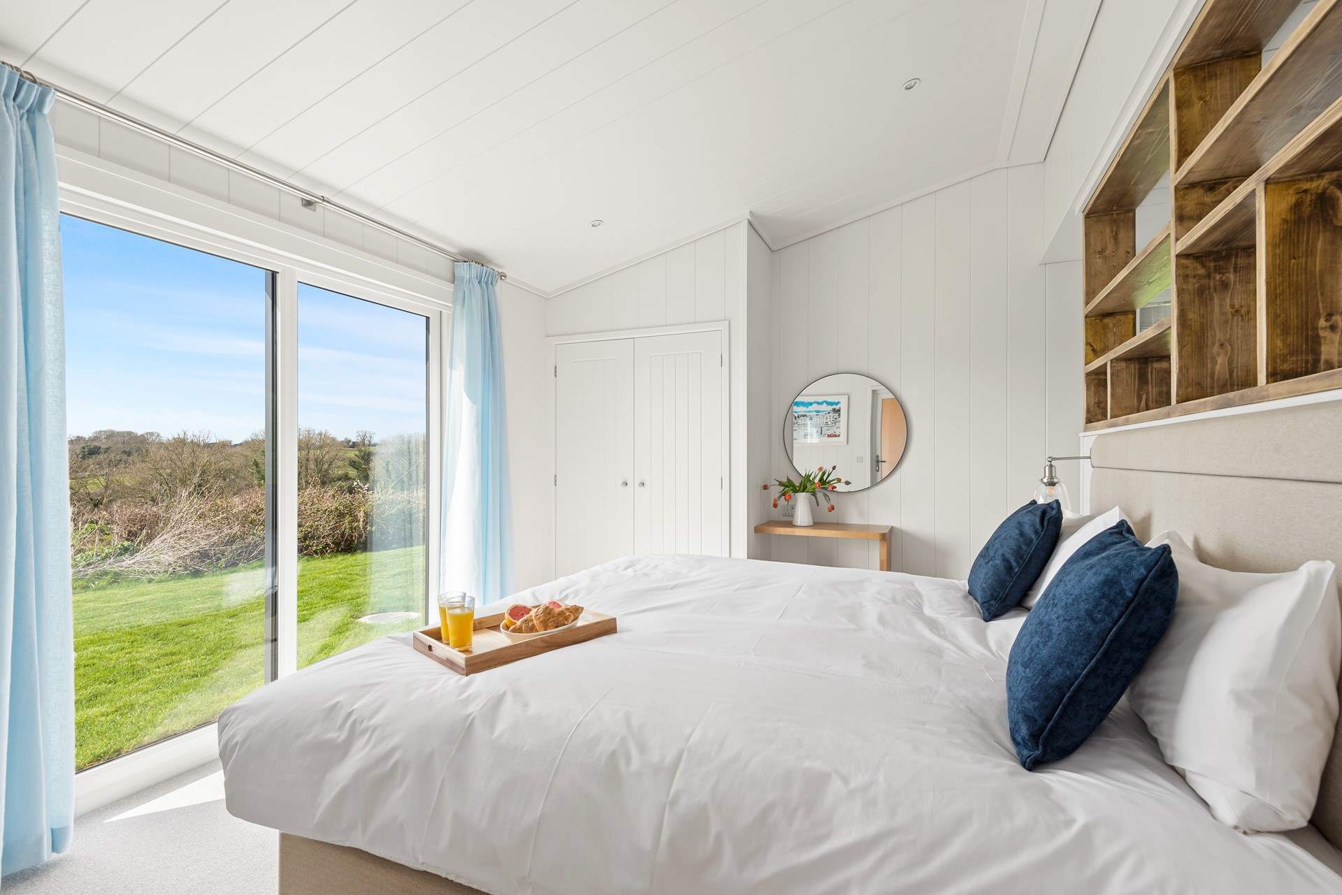 Enjoy a restful night in the gorgeous super-king bed.