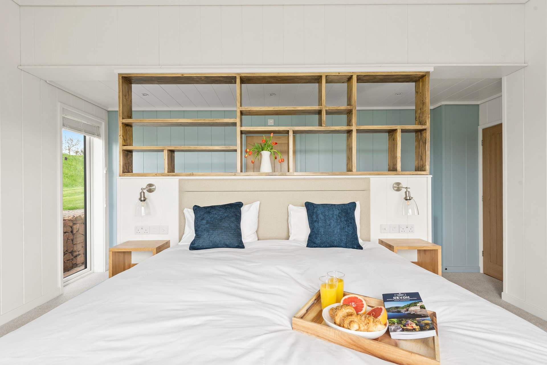 Breakfast in bed? Why not, you are on holiday!