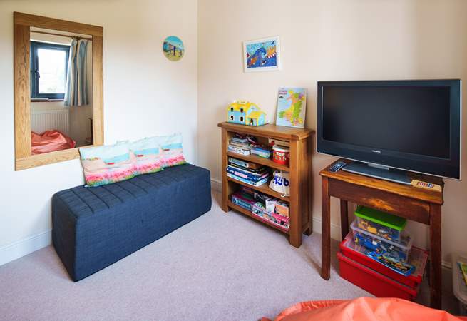 Children will love spending time in the playroom.