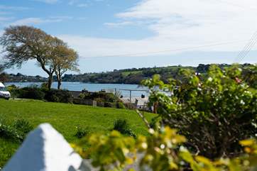 The view towards the estuary from the front door.
