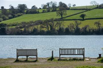 Sit and watch the boats pass by as the tide ebbs and flows.