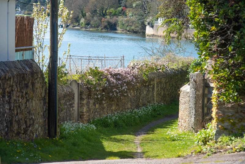 Just a stone's throw from the cottage, this pretty footpath leads along the estuary. 