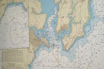 The specially made wall map will help you discover the area.