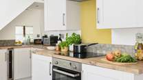 The kitchen/diner has all the equipment you'll need.