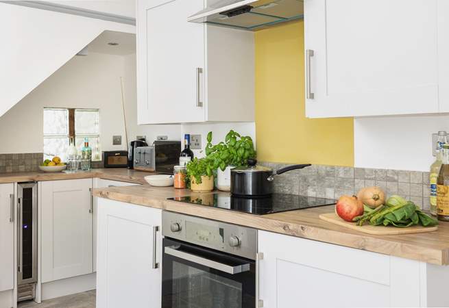 The kitchen/diner has all the equipment you'll need.