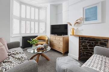 The cosy sitting-room has a Smart TV for your evening entertainment.