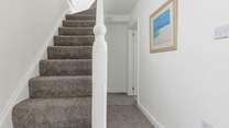 The stairs to the second floor.