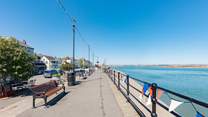 The picturesque promenade at Appledore where you will find some delightful shops and an excellent deli. 