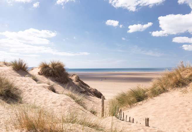 North Devon is blessed with many stunning beaches, this is Westward Ho! with miles of flat sandy beach at low tide.