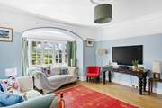 The sitting-room also has a Smart TV and surround sound.