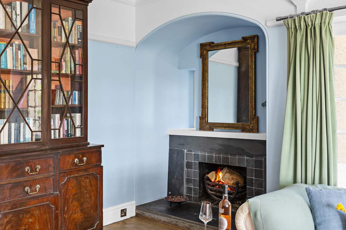 The roaring fire for those chiller days.