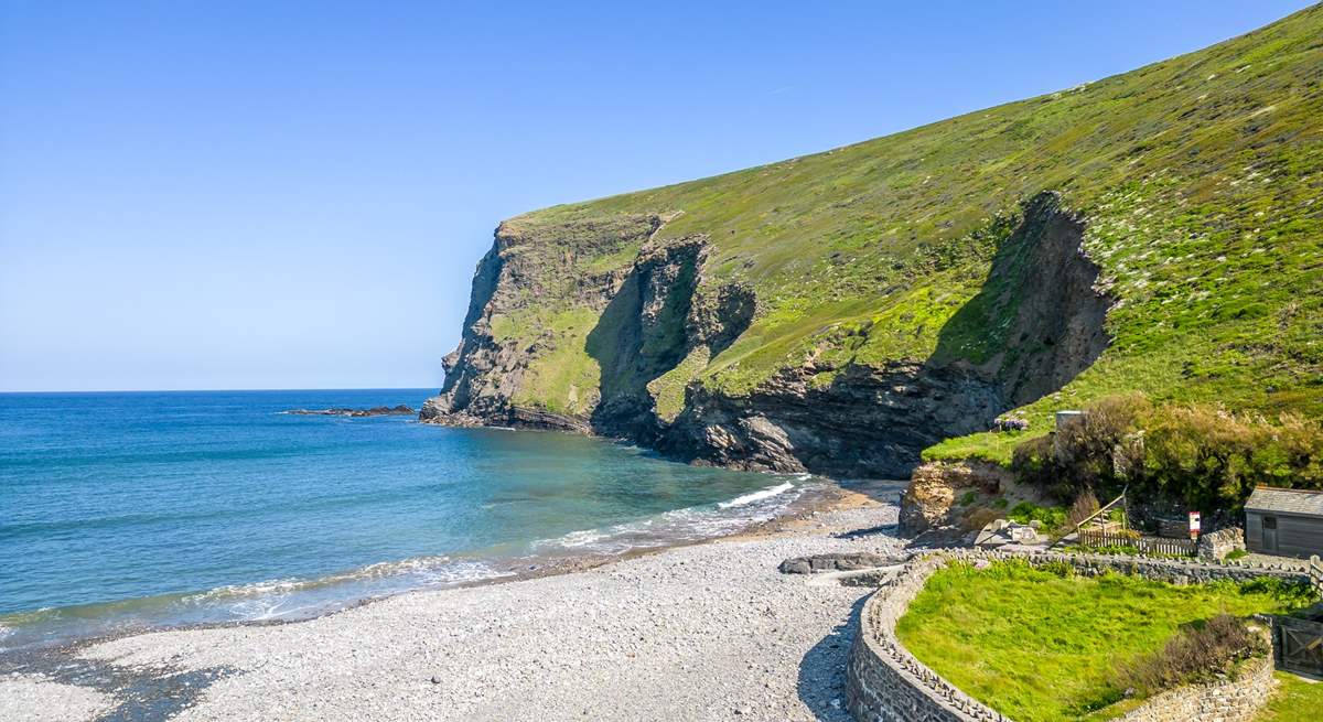 Your local beach at Crackington Haven!