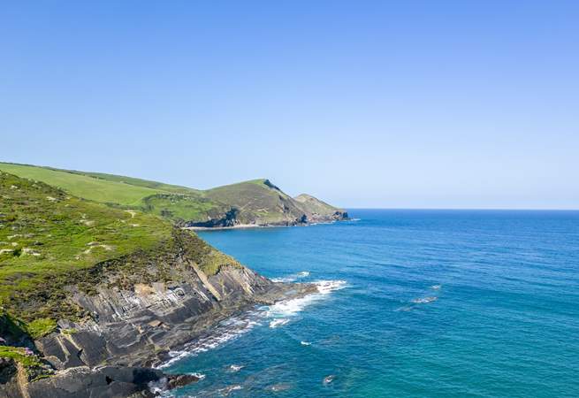 Why not head off north or south and enjoy the coast paths!