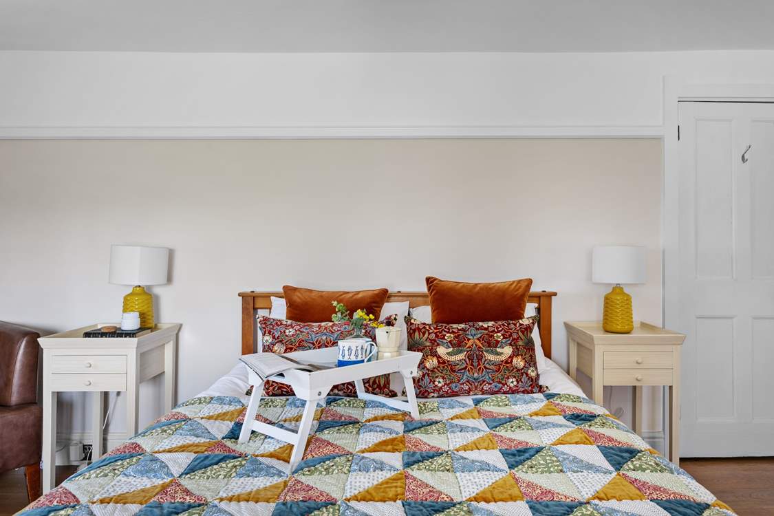 A room that is dual aspect and floods with light.