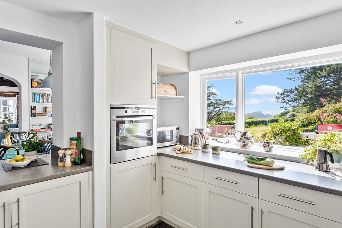 The view from the kitchen is rather special.