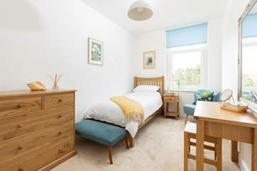 The sweet single room is ideal for either a child or an adult. Please note only children aged 8 years and older are accepted here.