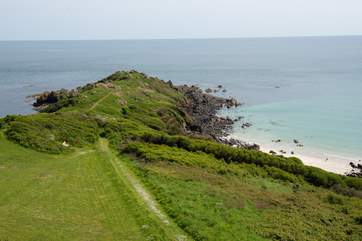 The coast path is literally on your doorstep!