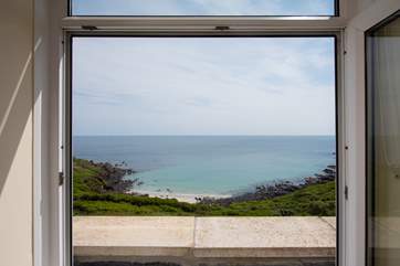The view from the sitting-room is just stunning with Mears beach directly below.