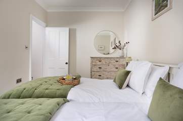 Bedroom 2 is simply beautiful.
