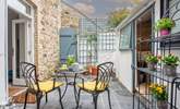 The lovely enclosed courtyard is a sun trap. - Thumbnail Image