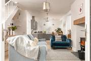 The living space is so cosy.