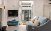 The double doors open out to your private patio. - Thumbnail Image