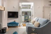 The double doors open out to your private patio.