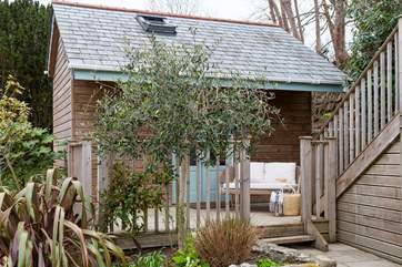 Find a secluded spot in the garden for a quiet read.