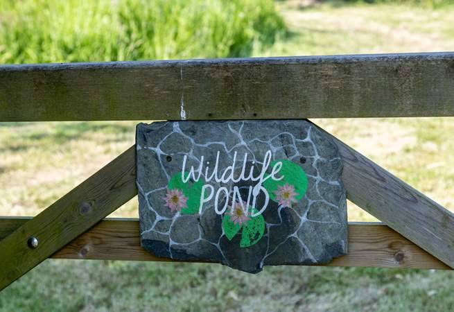 The pond is in a fenced off area of the garden, please ensure the gate is closed at all times and children and dogs are supervised at all times!