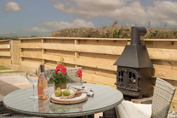 Sit in the Cornish sunshine and take in your lovely surroundings.