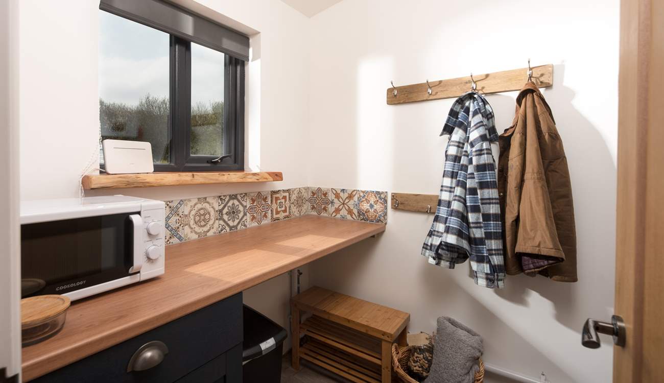 There's somewhere to hang your hat...and coat of course!