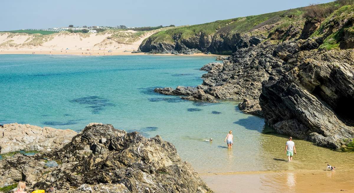 The north Cornwall coast is blessed with beautiful beaches, this is Crantock.