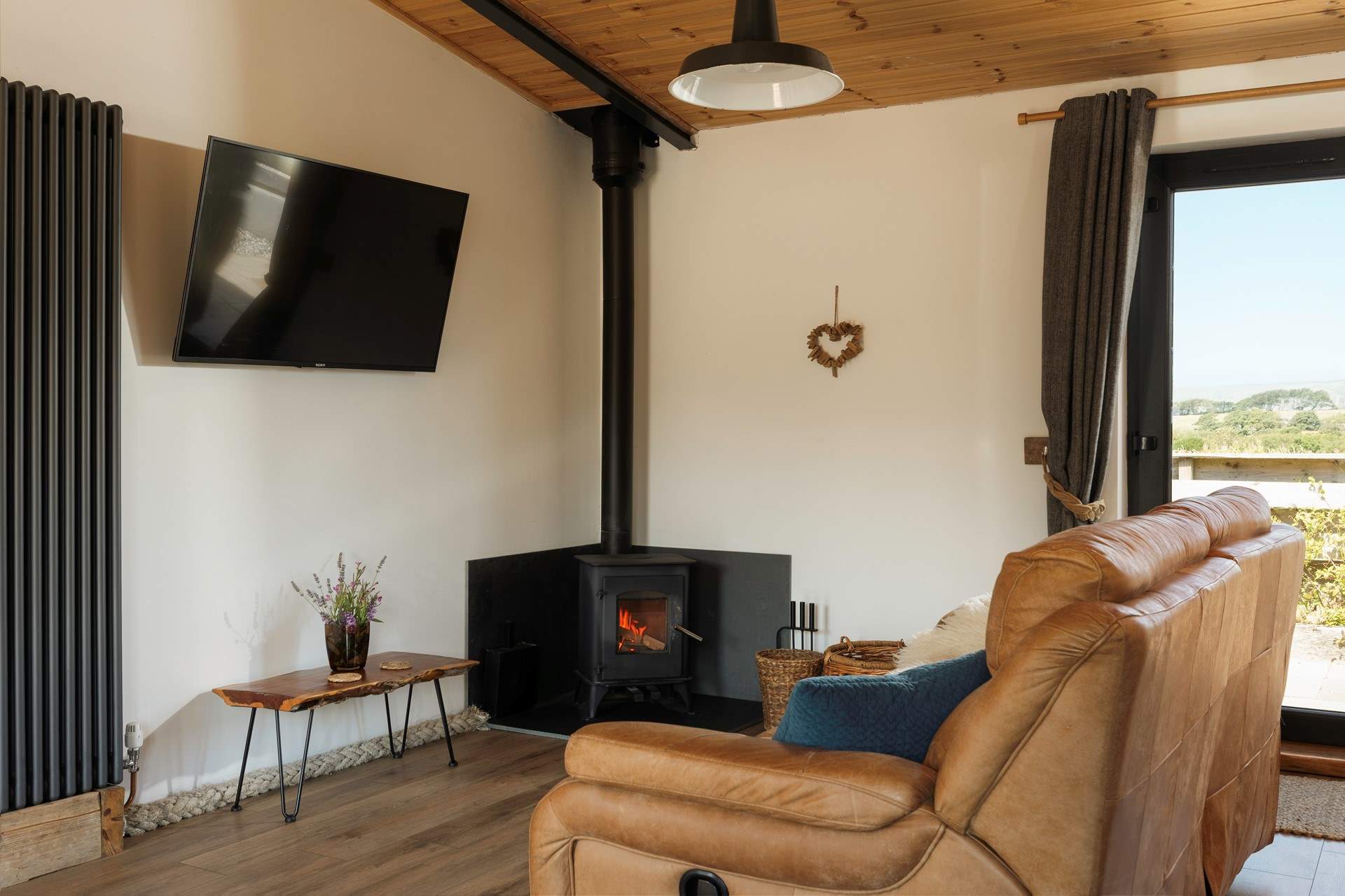 After a day of adventure, get cosy beside the flickering flames. 