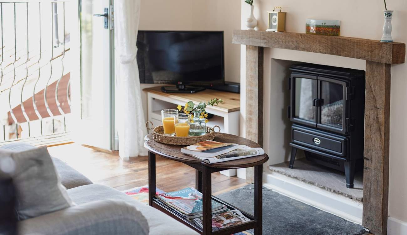 A lovely spot to sit and make plans for your holiday.