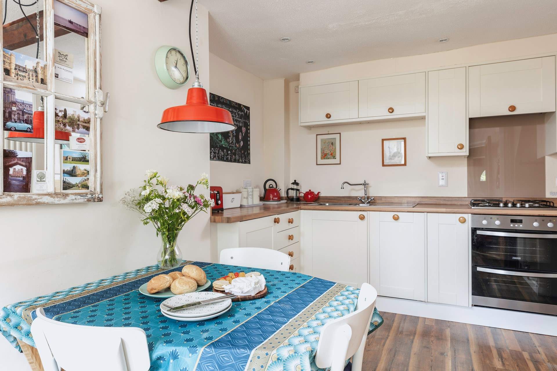 The dining-area is perfect for two!