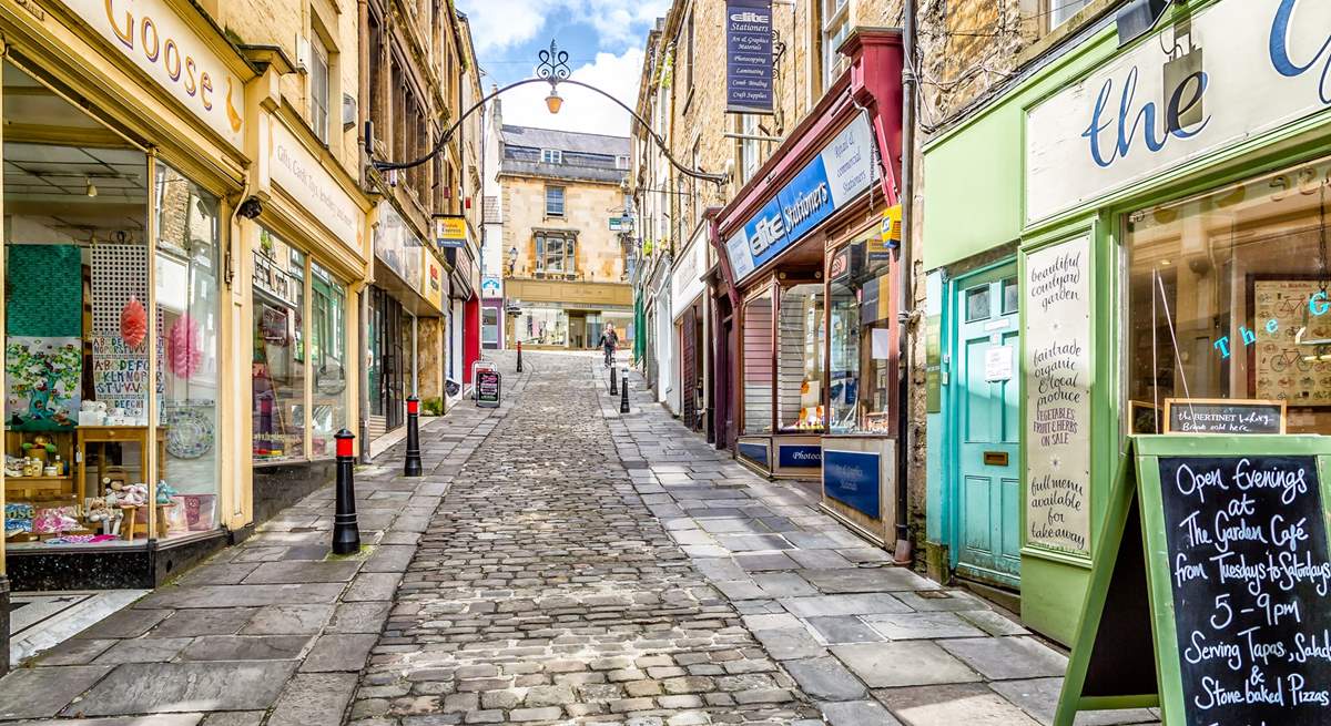 Explore the streets of Frome which is close by.