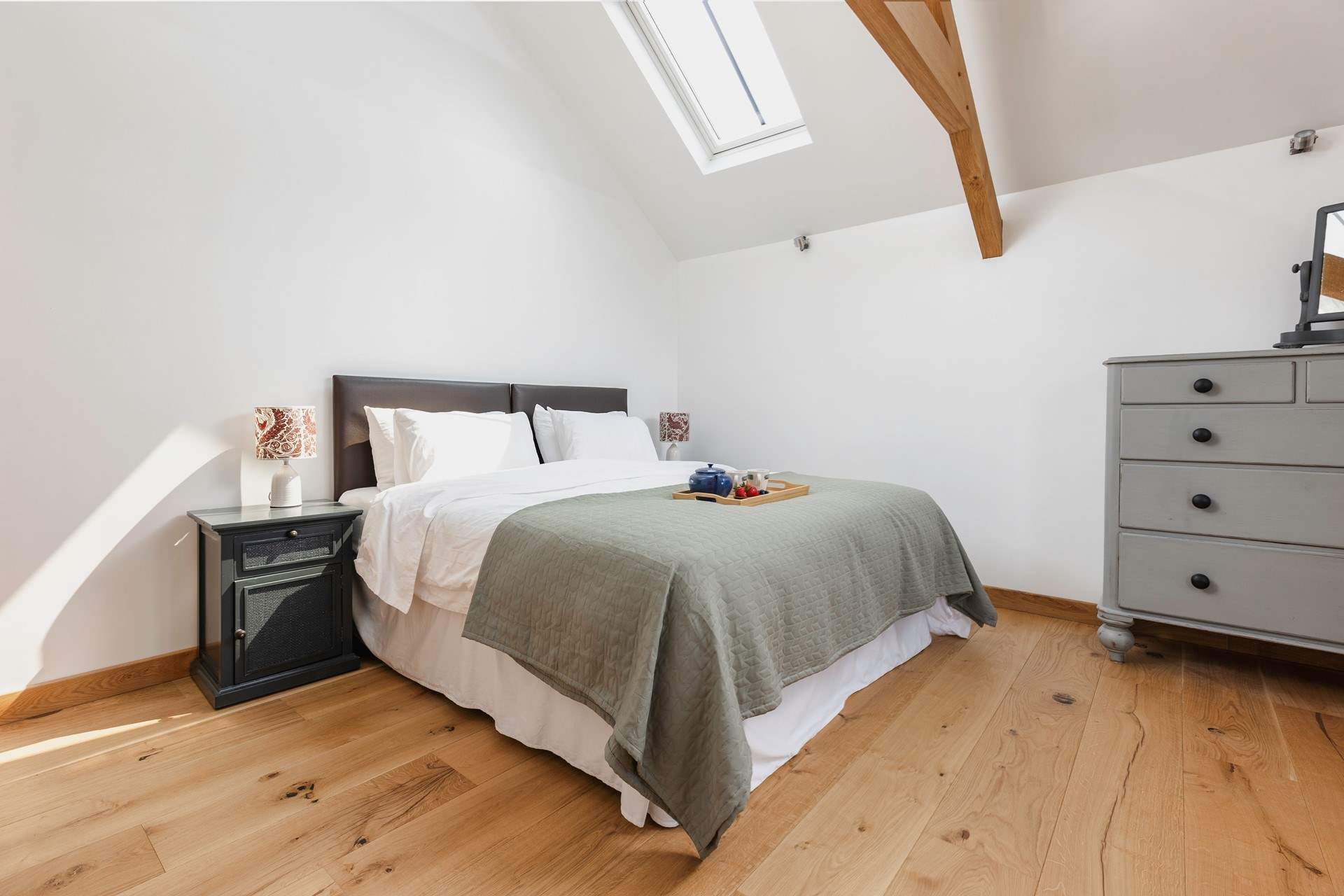 Bedroom 1 is a wonderfully calm room.