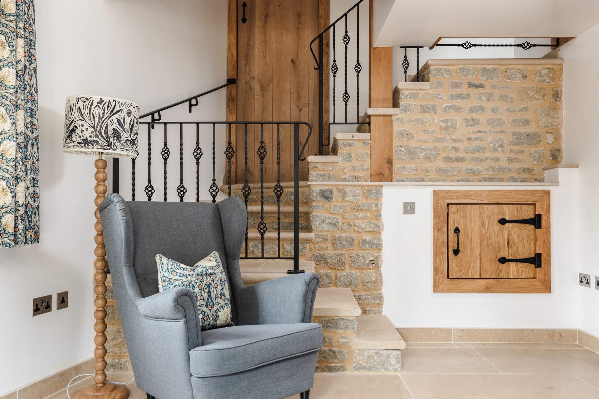 The stairs are a lovely feature.