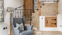 The stairs are a lovely feature.