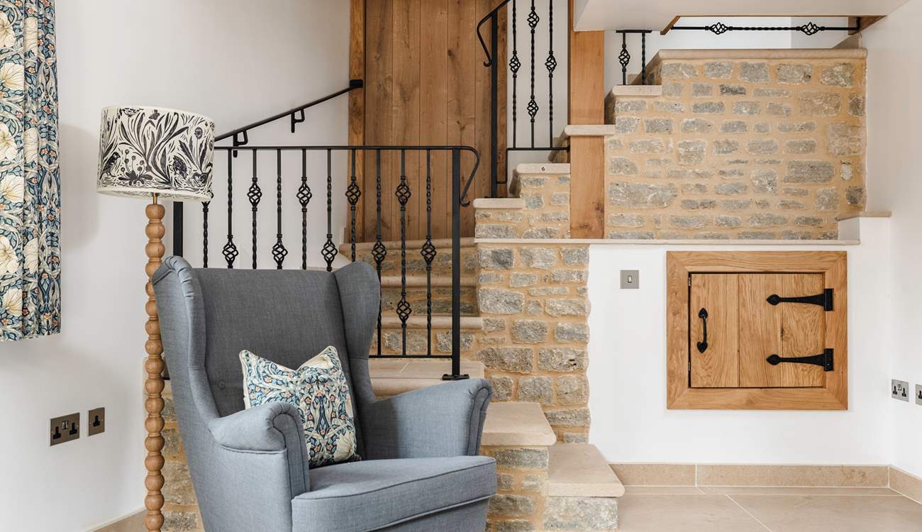 The stairs are a lovely feature.