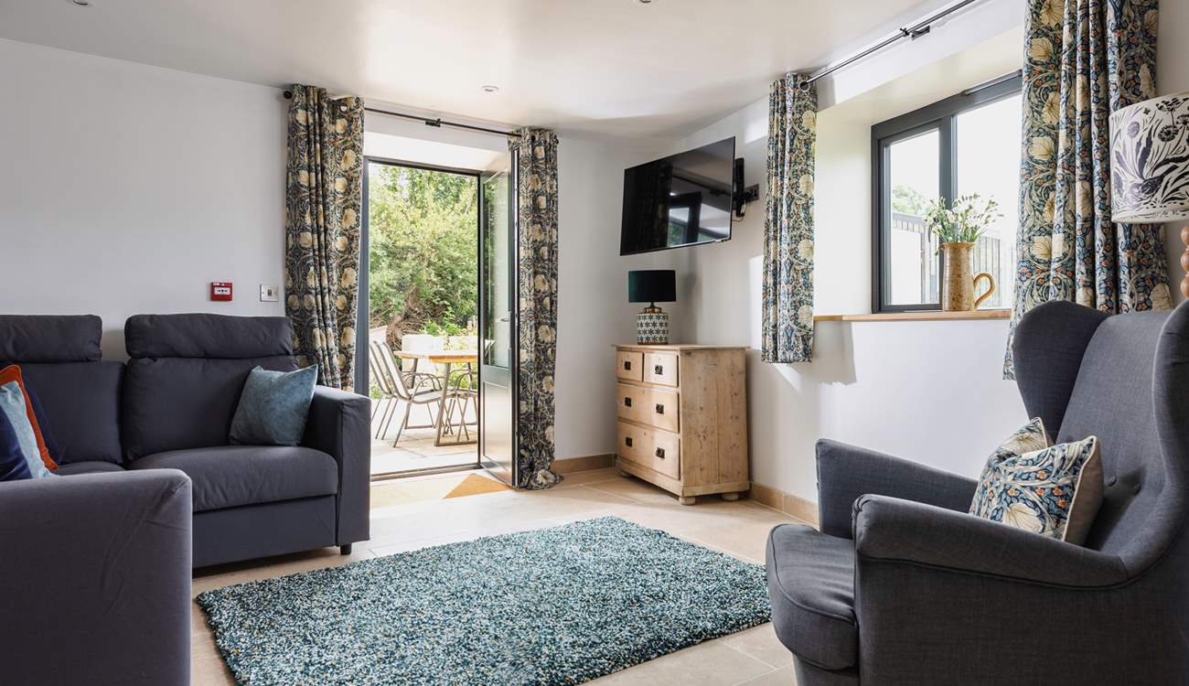 Find a seat at the end of the day to relax.