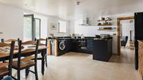 The social kitchen is a great space to cook and catch up with family and friends.