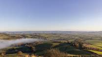 The beautiful countryside of west Dorset.