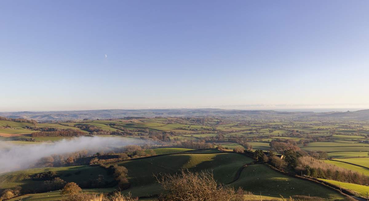 The beautiful countryside of west Dorset.