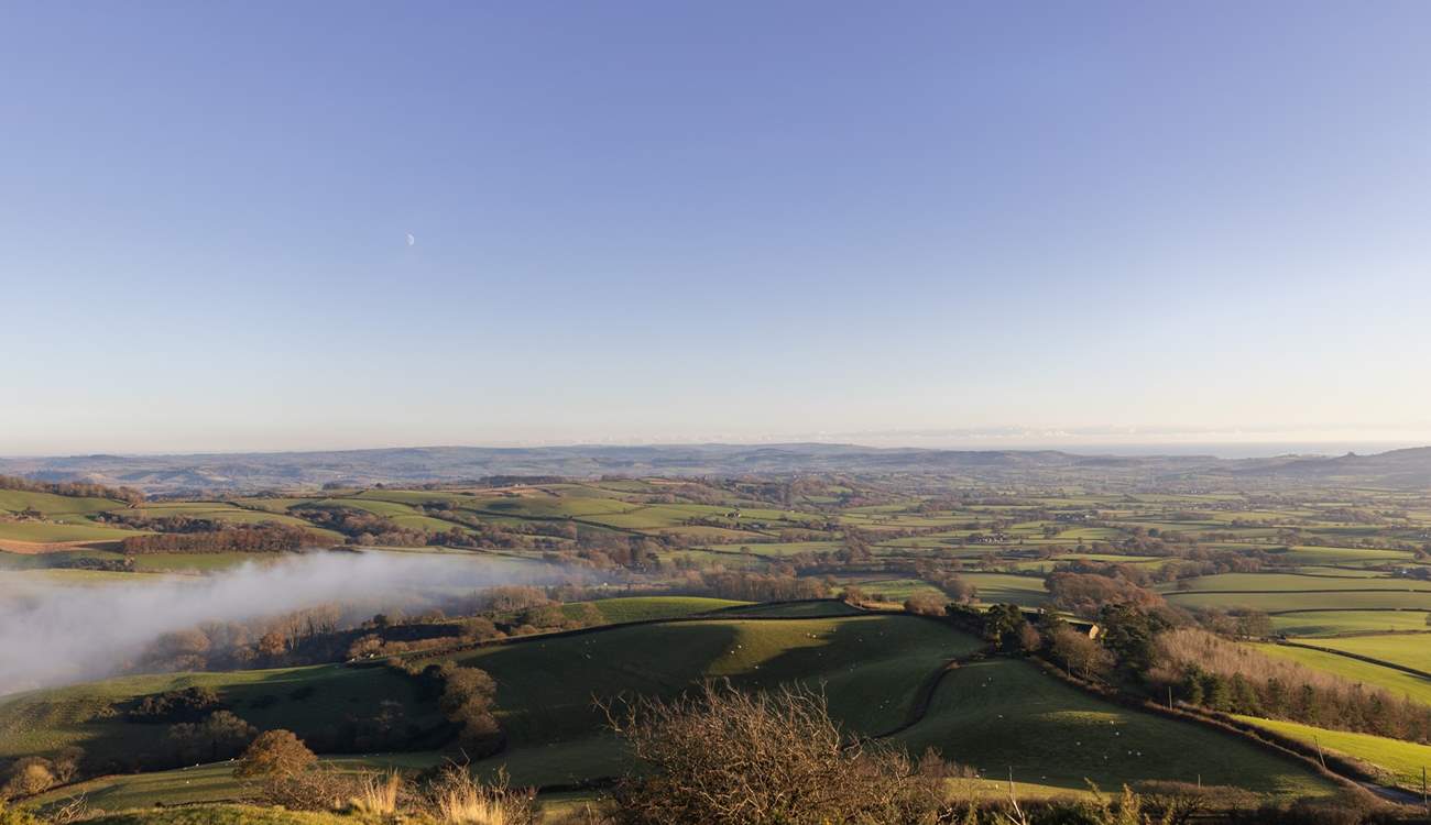 The beautiful countryside of west Dorset.
