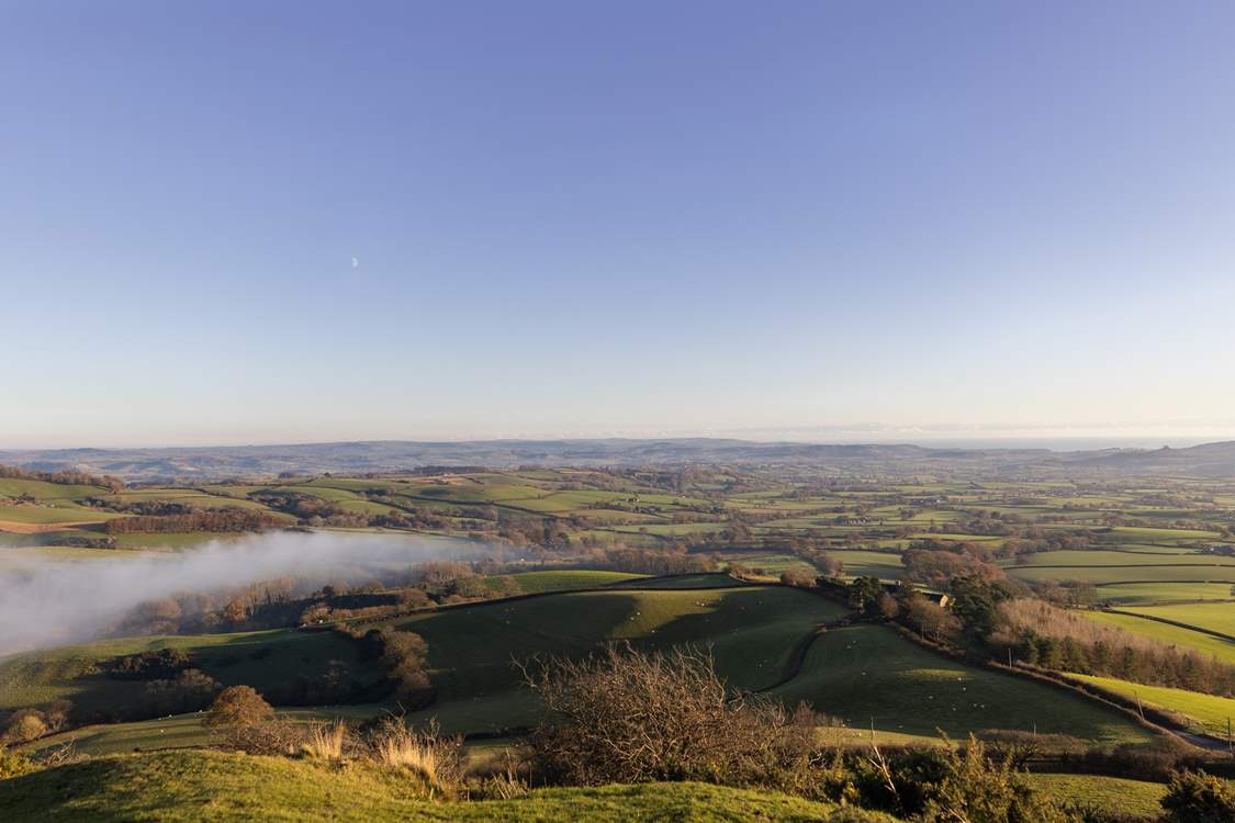 The beautiful countryside of west Dorset.