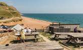 The beach at Seatown - a great place to stop if exploring the coastal path. - Thumbnail Image